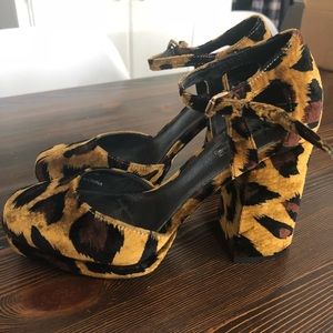 Top Shop Leopard print heels
